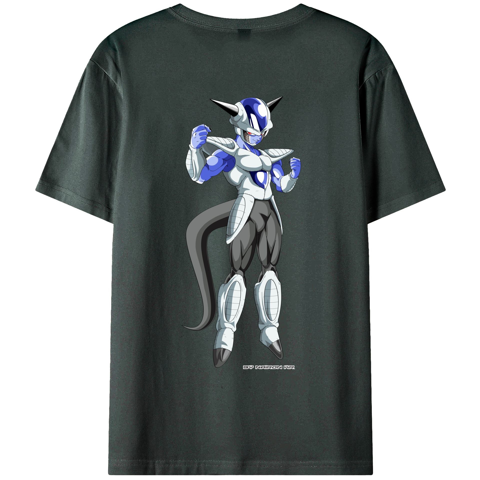 （画像用） ドラゴンボール フリーザ DRAGON BALL Frieza 綿100％ メンズ半袖Tシャツ（バックプリント） 通気性